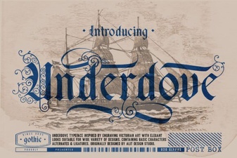 Craft Elegant Designs with Underdove Font
