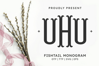 Fishtail Monogram Regular Font Free Download