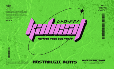 Kabisat Font: a Creative Typeface for Bold Design Projects