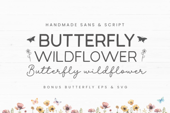 Whimsical Nature Font for Creative Projects