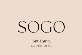 Sogo Font: a Clean Modern Typeface for Creative Projects