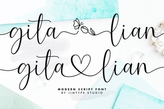 Gita Lian Font: a Creative and Versatile Typeface for Designers