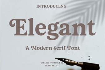 Elegant Font Designs That Elevate Your Creative Projects
