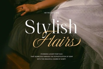 Stylish Flairs Font: Creative Typography for Bold Designs